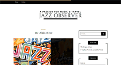 Desktop Screenshot of jazzobserver.com