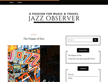 Tablet Screenshot of jazzobserver.com